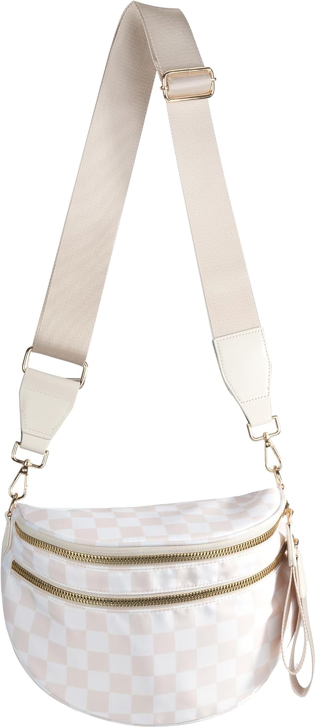 Checkered Crossbody Bag