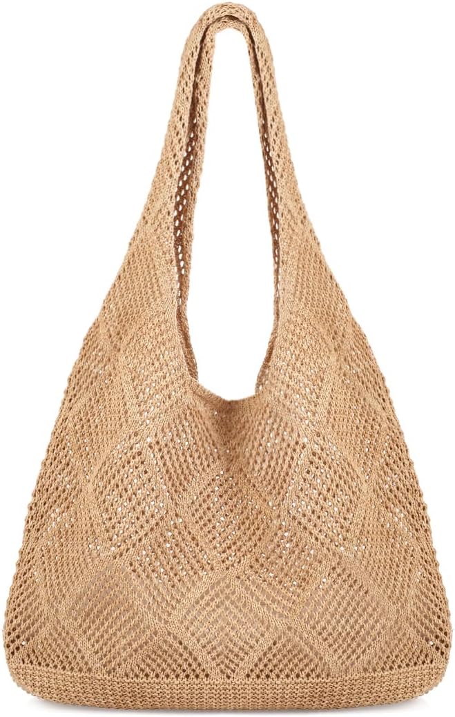 Crochet Boho Tote Bag