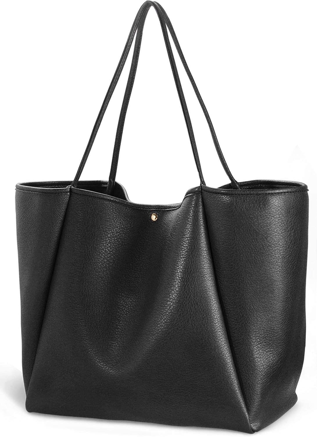 Oversize Leather Tote Weekender