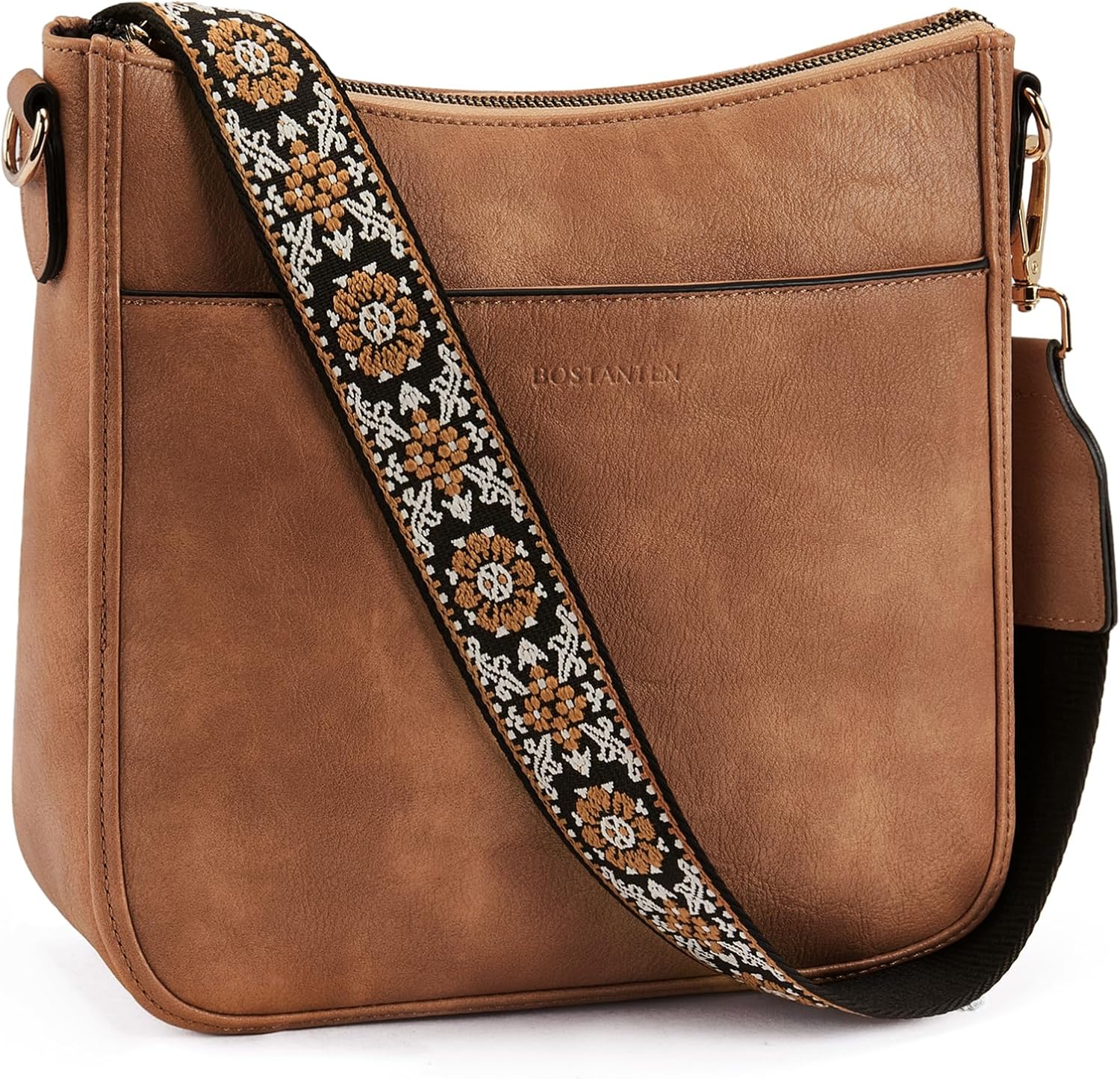 Wide Strap Hobo Bag